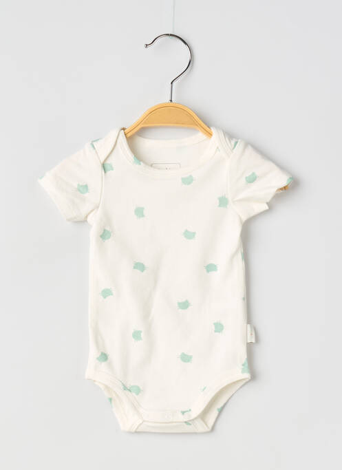 Body de lenjerie elasticitate alb P'TIT BISOU enfant