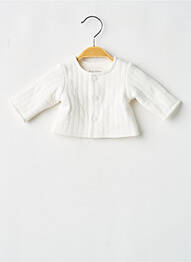 Jachete casual guler rotund alb P'TIT BISOU enfant