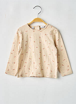 Tricou mâneci lungi mâneci lungi bej MARESE enfant