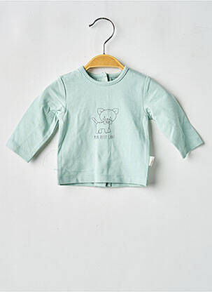 Tricou mâneci lungi mâneci lungi verde P'TIT BISOU garcon