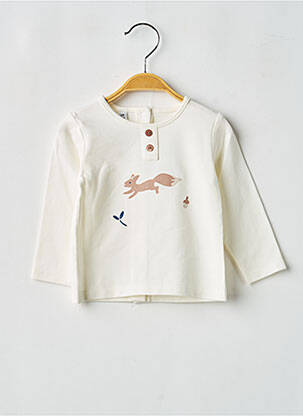 Tricou elasticitate bretele subțiri bej MARESE enfant