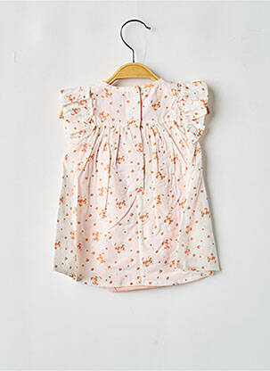 Rochie midi mâneci scurte mâneci scurte roz P'TIT BISOU fată