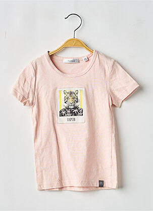 Tricou elasticitate mâneci scurte roz MARESE fille