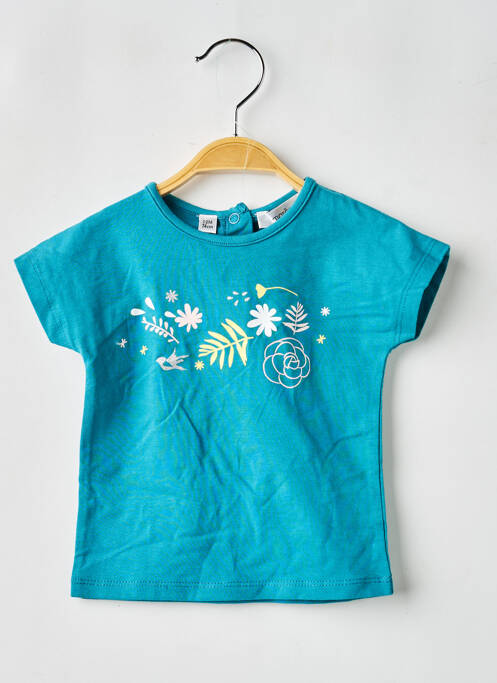 Tricou elasticitate mâneci scurte albastru MARESE fille