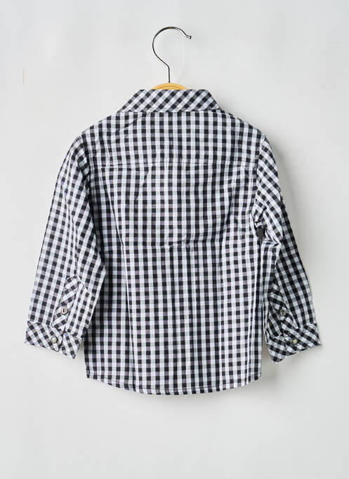 Cămașă cu mâneci lungi țesătură poplin negru MARESE garcon