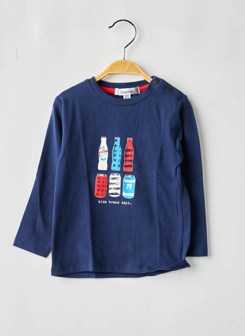 Tricou mâneci lungi mâneci lungi albastru MARESE garcon