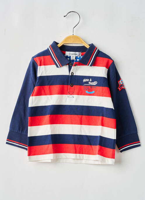 Polo mâneci lungi mâneci lungi albastru MARESE garcon