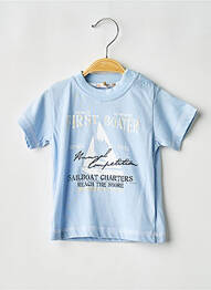 Tricou croială cambrată mâneci scurte albastru DR KID garcon