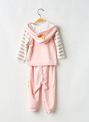 Set pantaloni strânsă la bază roz MAIORISTA fată