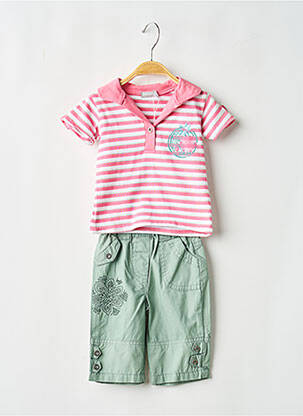 Set șort verde MINI POUCE băiat