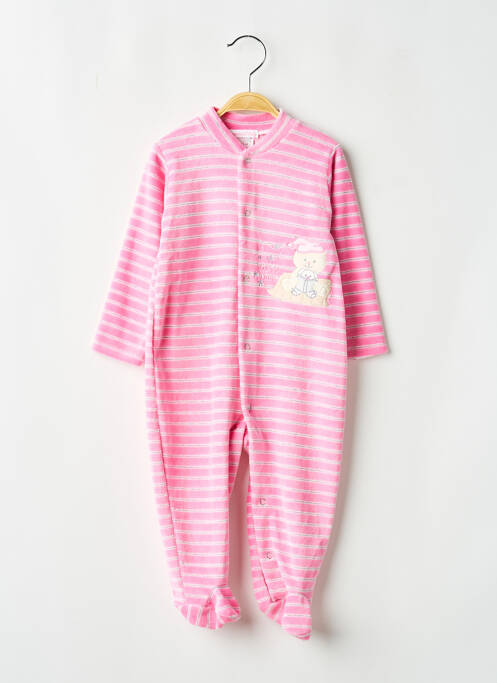 Pijama roz MAIORISTA fată