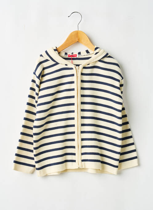 Vestă cu mâneci lungi bej NICE KIDS băiat