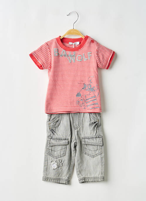 Set pantaloni roșu MINI POUCE băiat