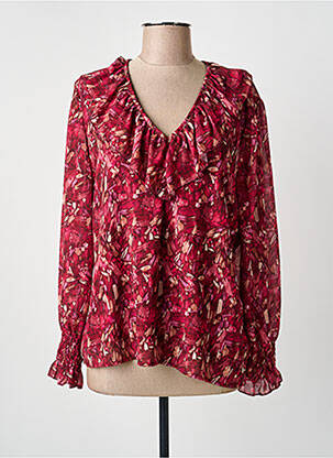 Bluză roșu COULEURS DU TEMPS femeie