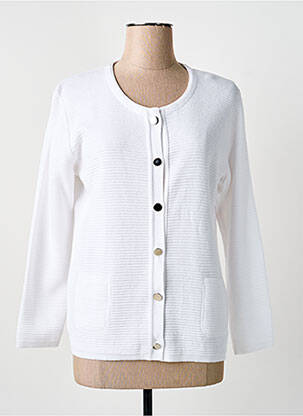 Vestă cu mâneci lungi alb GRIFFON femeie