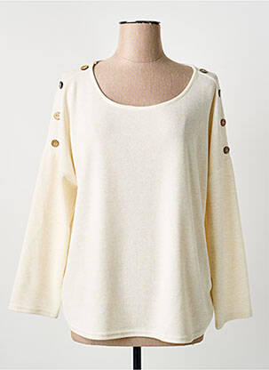 Pulover bej HALOGENE femeie