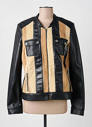 Geci din piele ecologică negru MERI & ESCA femeie