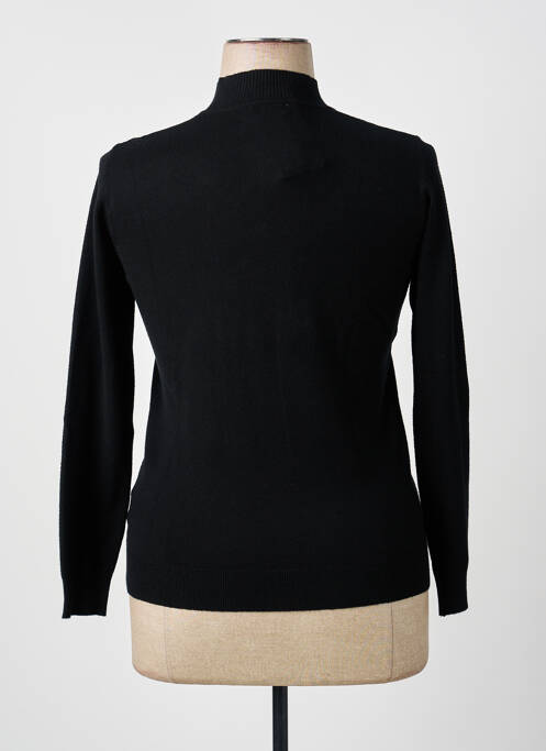Pulover cu guler înalt negru MCM femeie