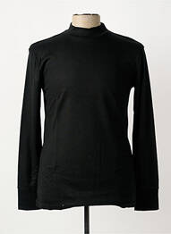 Tricou croială cambrată mâneci lungi negru JET homme