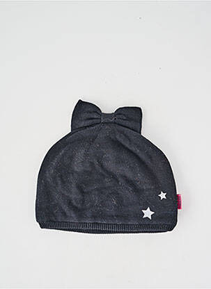 Căciulă plasă fină negru NANO & NANETTE fille