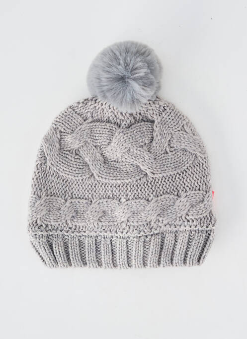 Căciulă manșetă elastică gri NANO & NANETTE fille