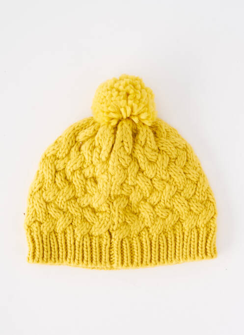 Căciulă tricot gros galben MARESE fille