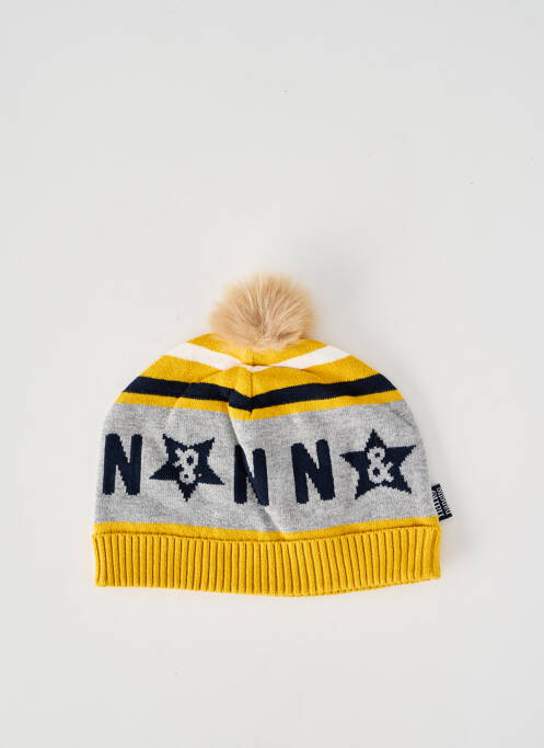 Căciulă imprimeu fantezie galben NANO & NANETTE garcon