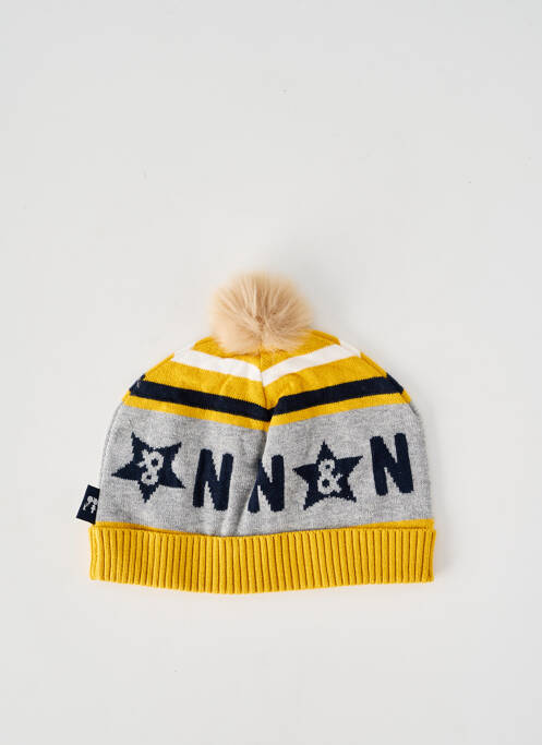 Căciulă imprimeu fantezie galben NANO & NANETTE garcon