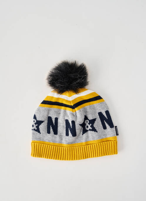 Căciulă imprimeu fantezie galben NANO & NANETTE garcon