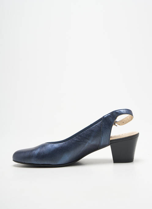 Pantofi cu toc albastru ARTIKA SOFT femeie