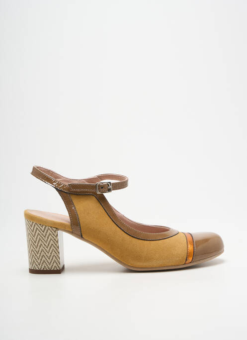 Pantofi cu toc maro DORKING femeie