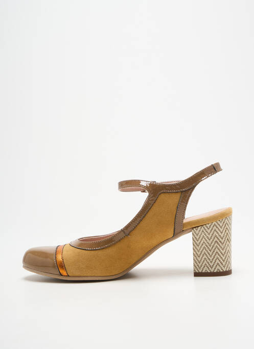 Pantofi cu toc maro DORKING femeie