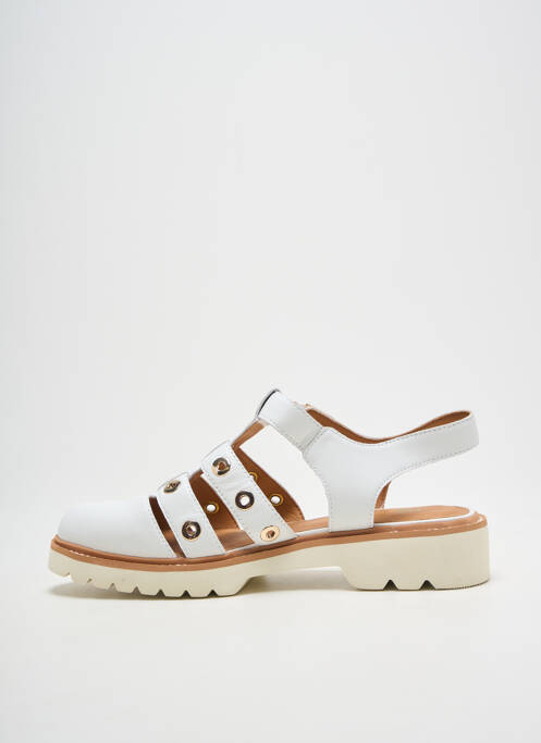 Sandale/Pantofi decupați alb FUGITIVE BY FRANCESCO ROSSI femeie