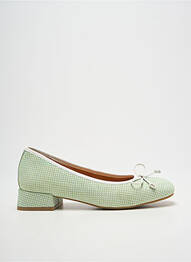 Balerine branț detașabil toc plat până la 3 cm verde FUGITIVE BY FRANCESCO ROSSI femme