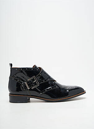 Botine/ghete material neted toc plat până la 3 cm negru MAM'ZELLE femeie