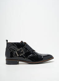 Botine/ghete material neted toc plat până la 3 cm negru MAM'ZELLE femeie