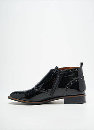 Botine/ghete material neted toc plat până la 3 cm negru MAM'ZELLE femeie
