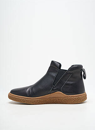 Botine/ghete material neted toc plat până la 3 cm negru KOK AND KOON femme