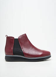 Botine/ghete material neted toc de 4 la 6 cm violet WONDERS femme