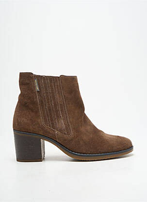 Botine/ghete nubuc toc de 4 la 6 cm maro MEPHISTO femeie
