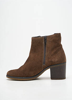 Botine/ghete nubuc toc de 4 la 6 cm maro MEPHISTO femeie