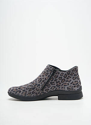 Botine/ghete toc mic toc plat până la 3 cm gri MEPHISTO femeie