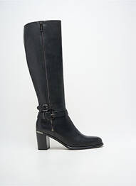 Cizme material neted toc de 4 la 6 cm negru ADIGE femme