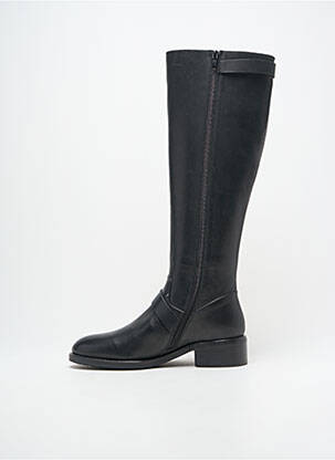 Cizme material neted toc plat până la 3 cm negru ADIGE femeie