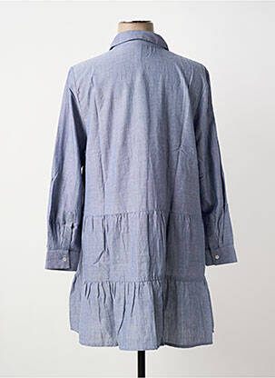 Rochie midi mâneci lungi mâneci lungi albastru SHEEGO femeie