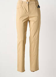 Pantalon drept elasticitate mărime normală bej FRANK WALDER femme
