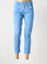 Pantalon 7/8 elasticitate mărime normală albastru ANNA MONTANA femme