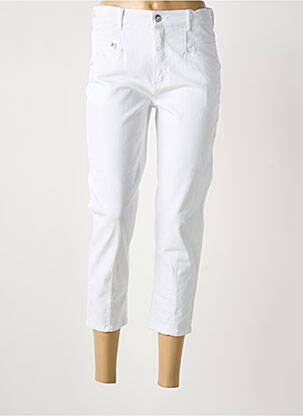 Pantalon trei sferturi alb ANNA MONTANA femeie