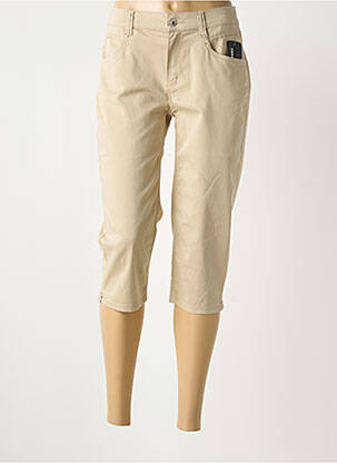 Pantalon trei sferturi bej ANNA MONTANA femeie