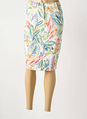 Fustă midi alb GUY DUBOUIS femeie